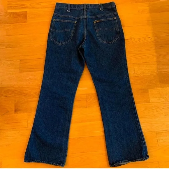 70s Bootcut Flare Lee Riders Jeans - Picture 2 of 5